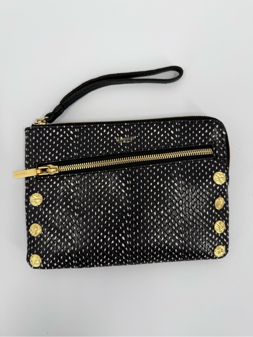 Hammitt Los Angeles Small Nash Leather Crossbody Wristlet Clutch - Picture 11 of 12
